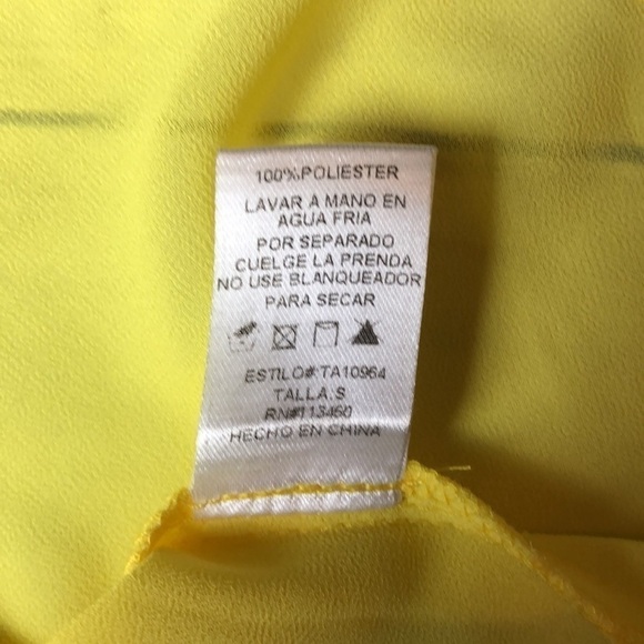 LULUMARI Peek A Boo Blouse w/ Embroidery Sz S - Picture 9 of 9